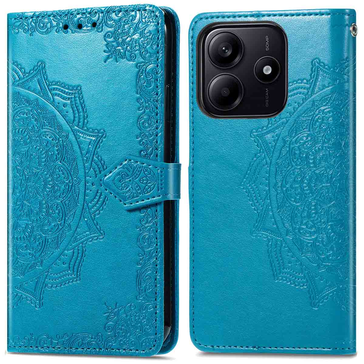 imoshion Mandala Bookcase voor de Xiaomi Redmi Note 14 (5G) - Turquoise