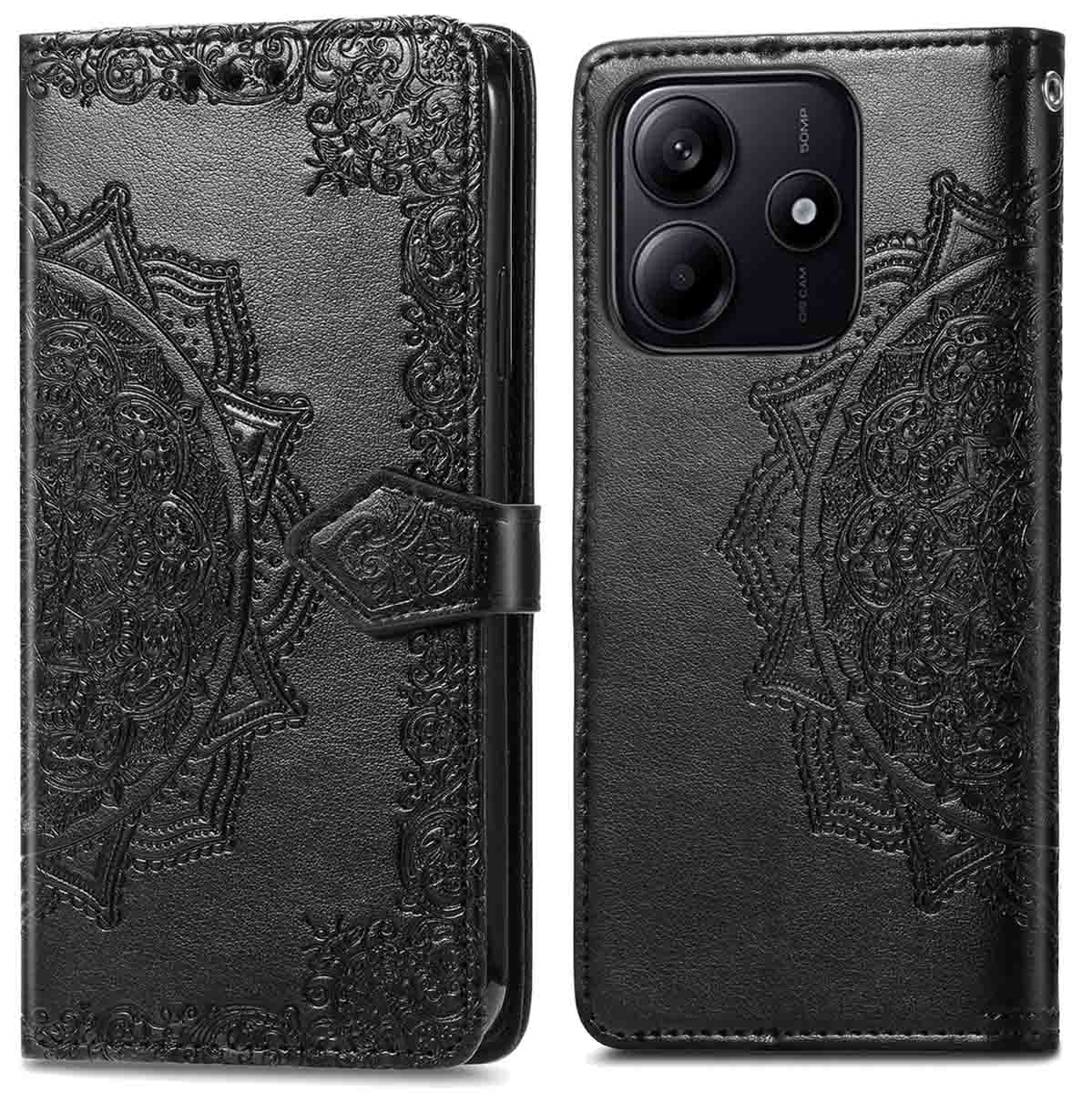 imoshion Mandala Bookcase voor de Xiaomi Redmi Note 14 (5G) - Zwart