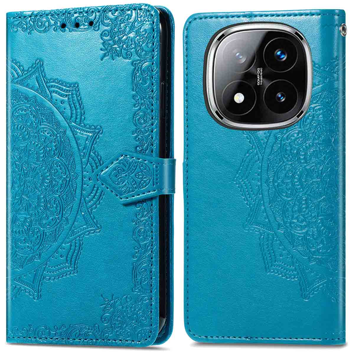 imoshion Mandala Bookcase voor de Xiaomi Redmi Note 14 Pro (5G) - Turquoise