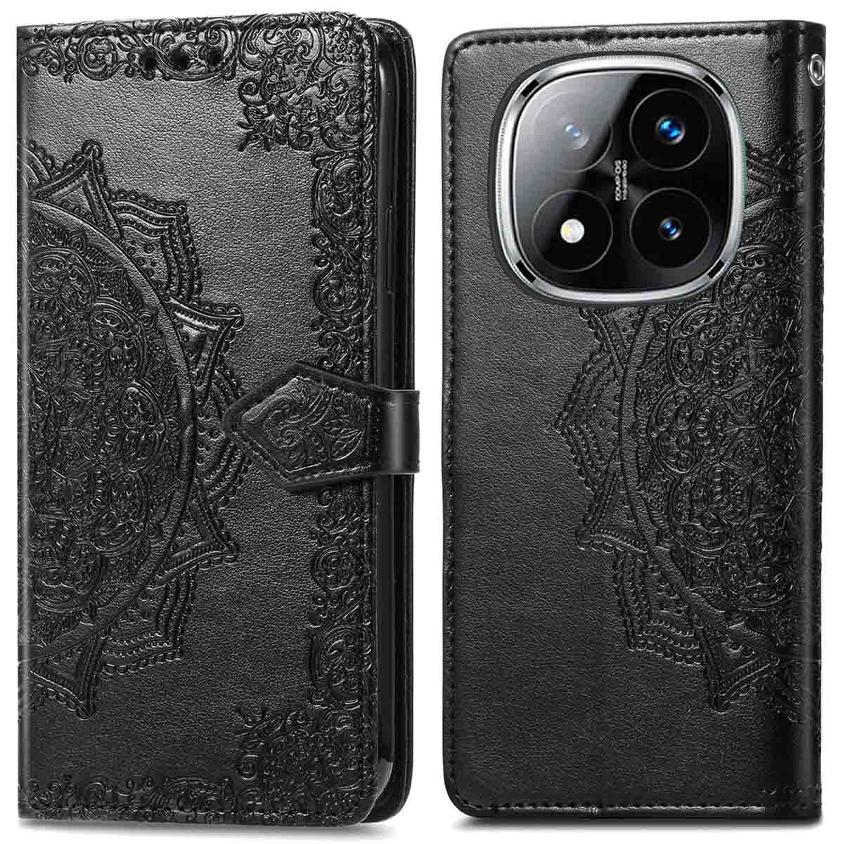 imoshion Mandala Bookcase voor de Xiaomi Redmi Note 14 Pro (5G) - Zwart