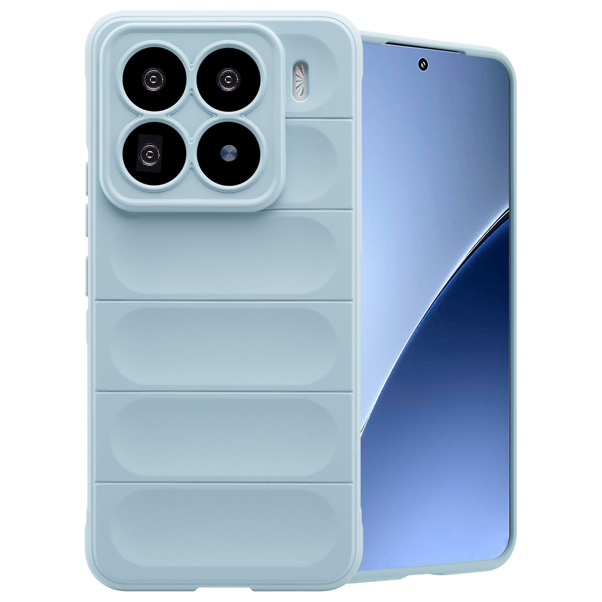 imoshion EasyGrip Backcover voor de Xiaomi 15 Pro - Lichtblauw