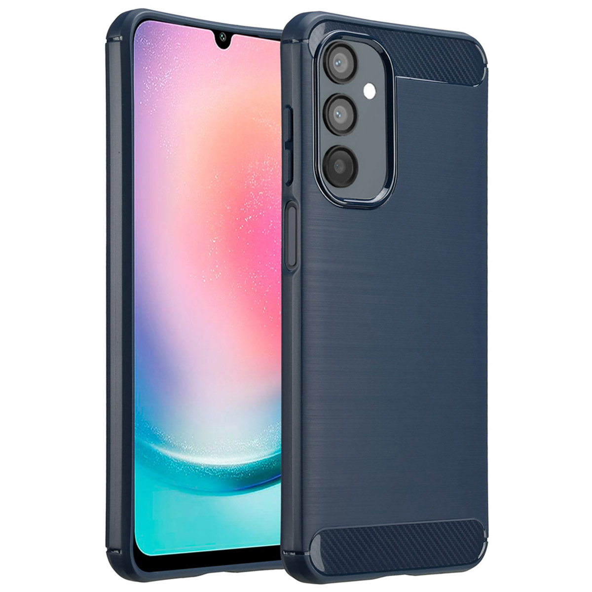 imoshion Coque Brushed Samsung Galaxy A26 - Bleu foncé