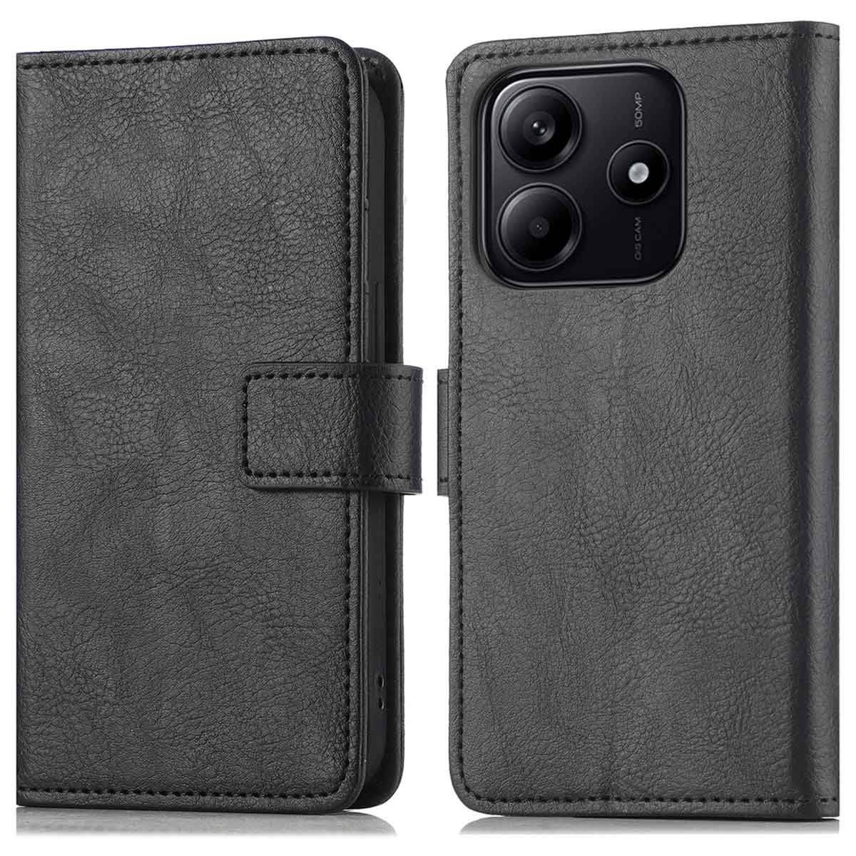 imoshion Luxe Bookcase voor de Xiaomi Redmi Note 14 (5G) - Zwart