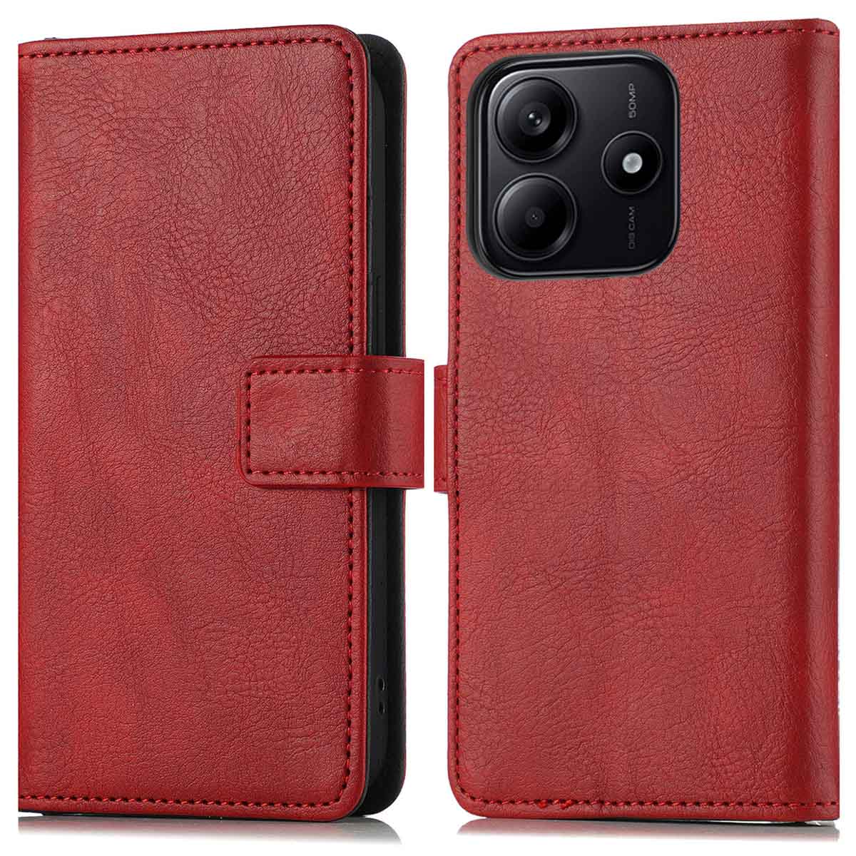 imoshion Luxe Bookcase voor de Xiaomi Redmi Note 14 (5G) - Rood