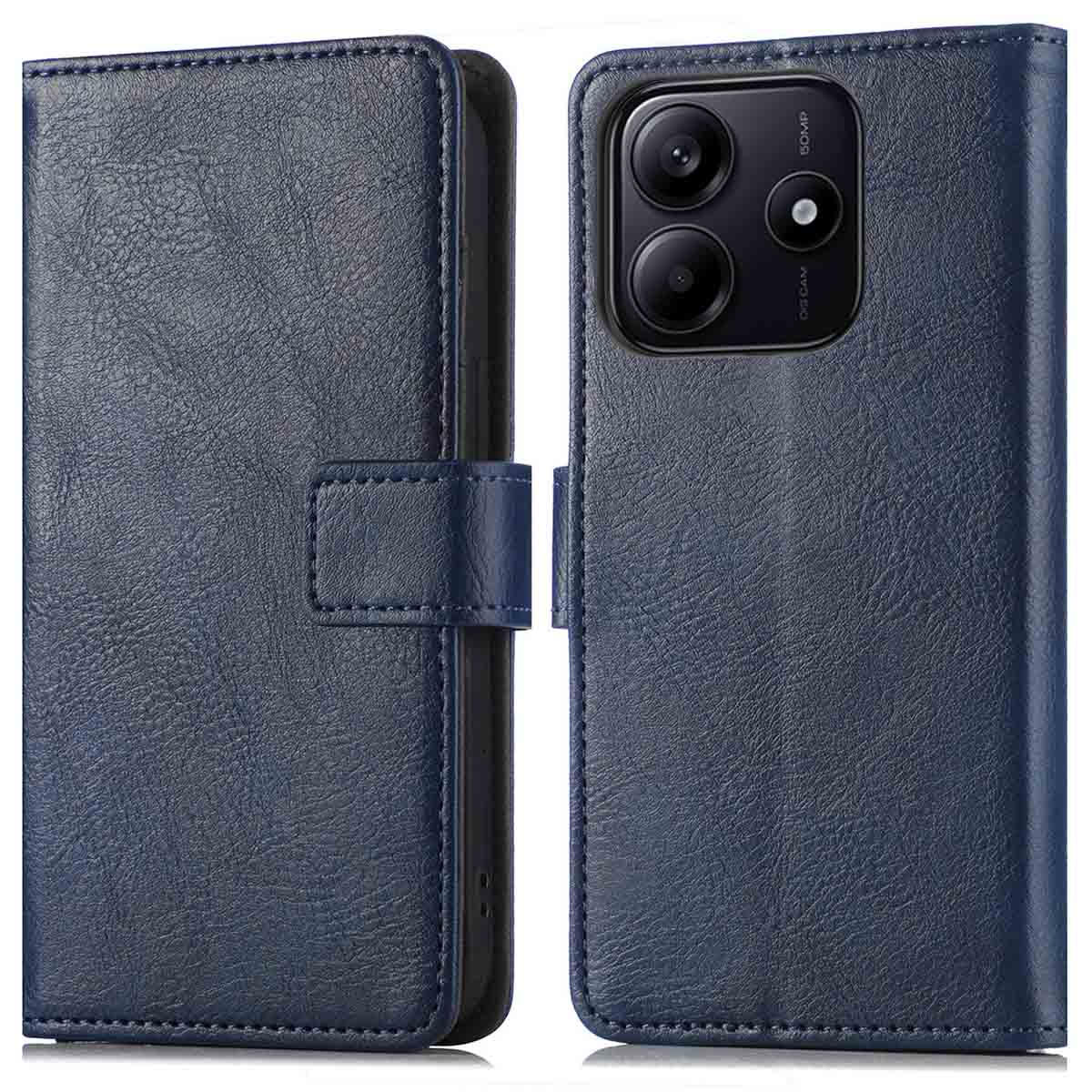 imoshion Luxe Bookcase voor de Xiaomi Redmi Note 14 (5G) - Donkerblauw