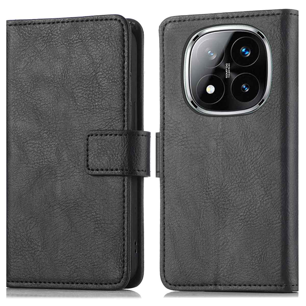 imoshion Luxe Bookcase voor de Xiaomi Redmi Note 14 Pro Plus (5G) - Zwart