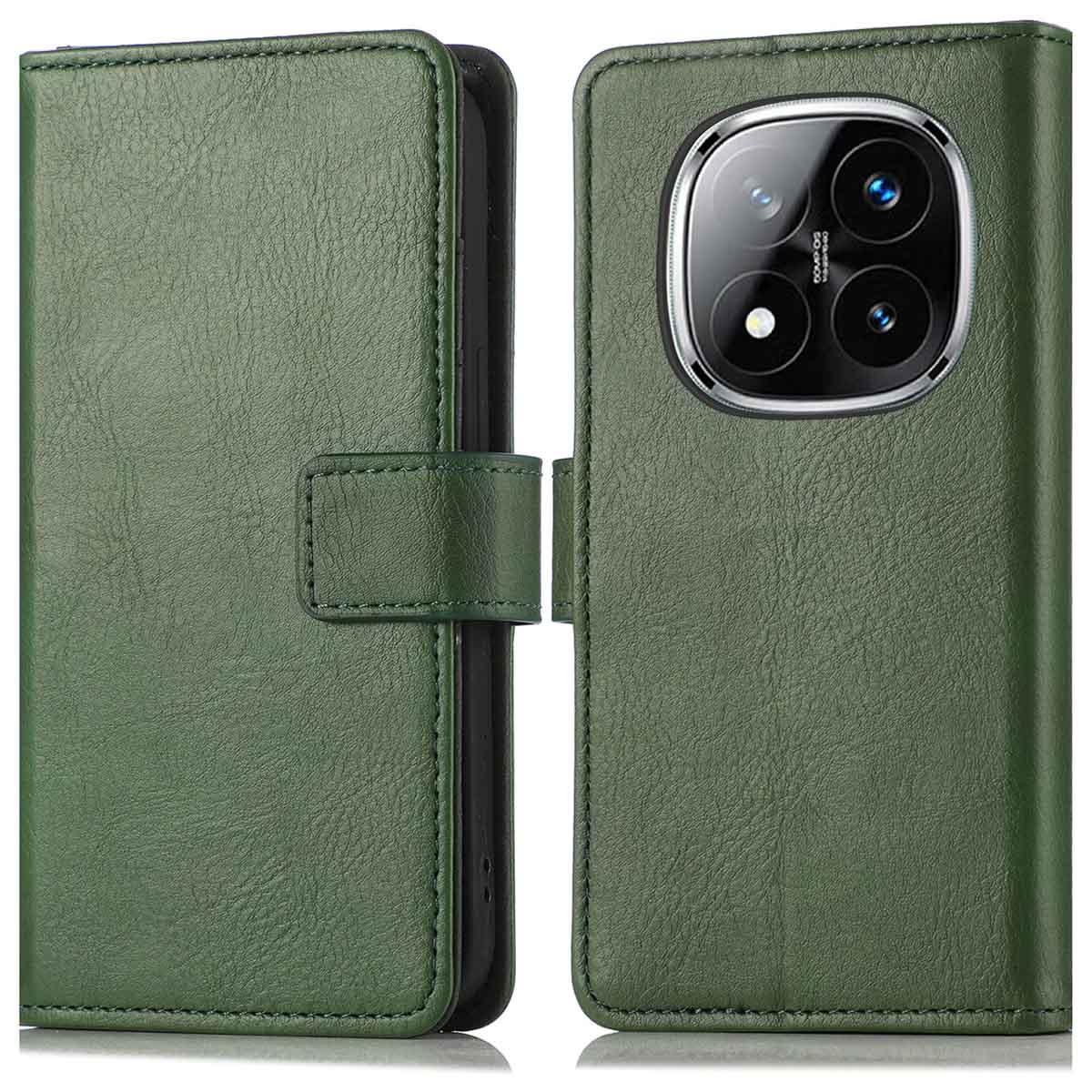 imoshion Luxe Bookcase voor de Xiaomi Redmi Note 14 Pro Plus (5G) - Groen