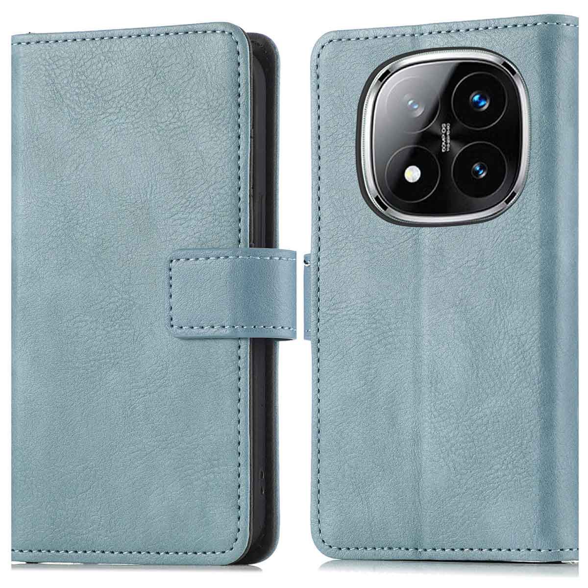 imoshion Luxe Bookcase voor de Xiaomi Redmi Note 14 Pro Plus (5G) - Lichtblauw