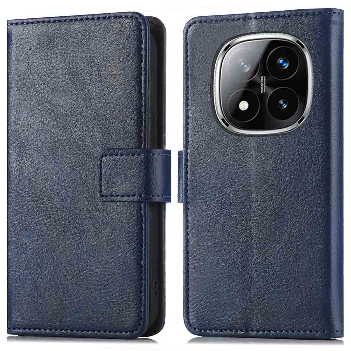 imoshion Luxe Bookcase voor de Xiaomi Redmi Note 14 Pro (5G) - Donkerblauw