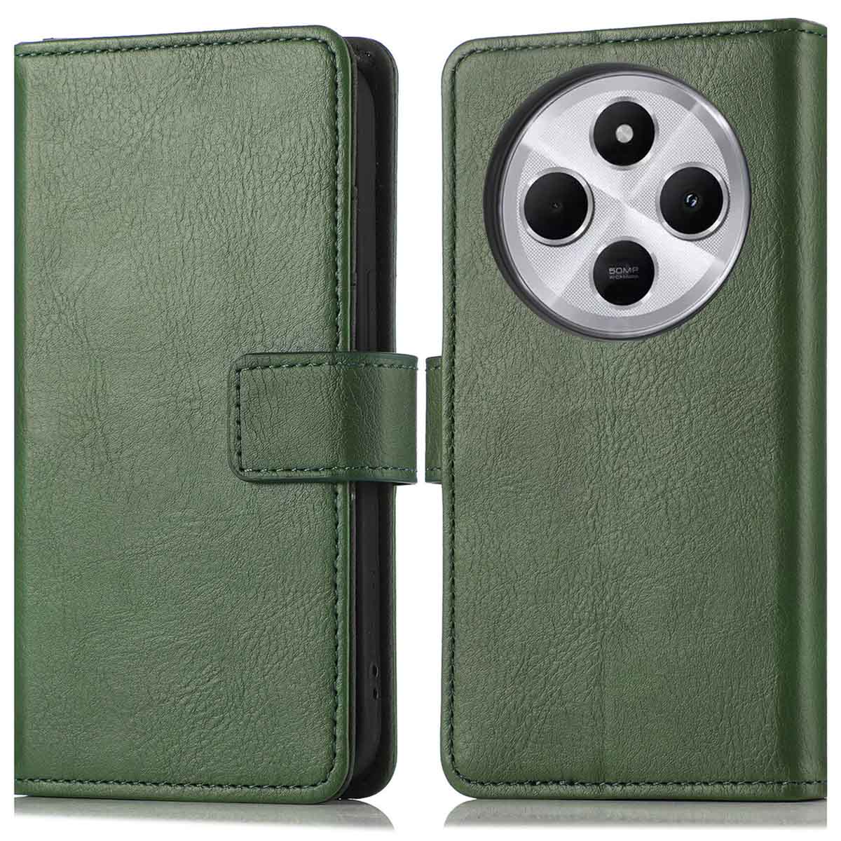 imoshion Luxe Bookcase voor de Xiaomi Redmi 14C - Groen