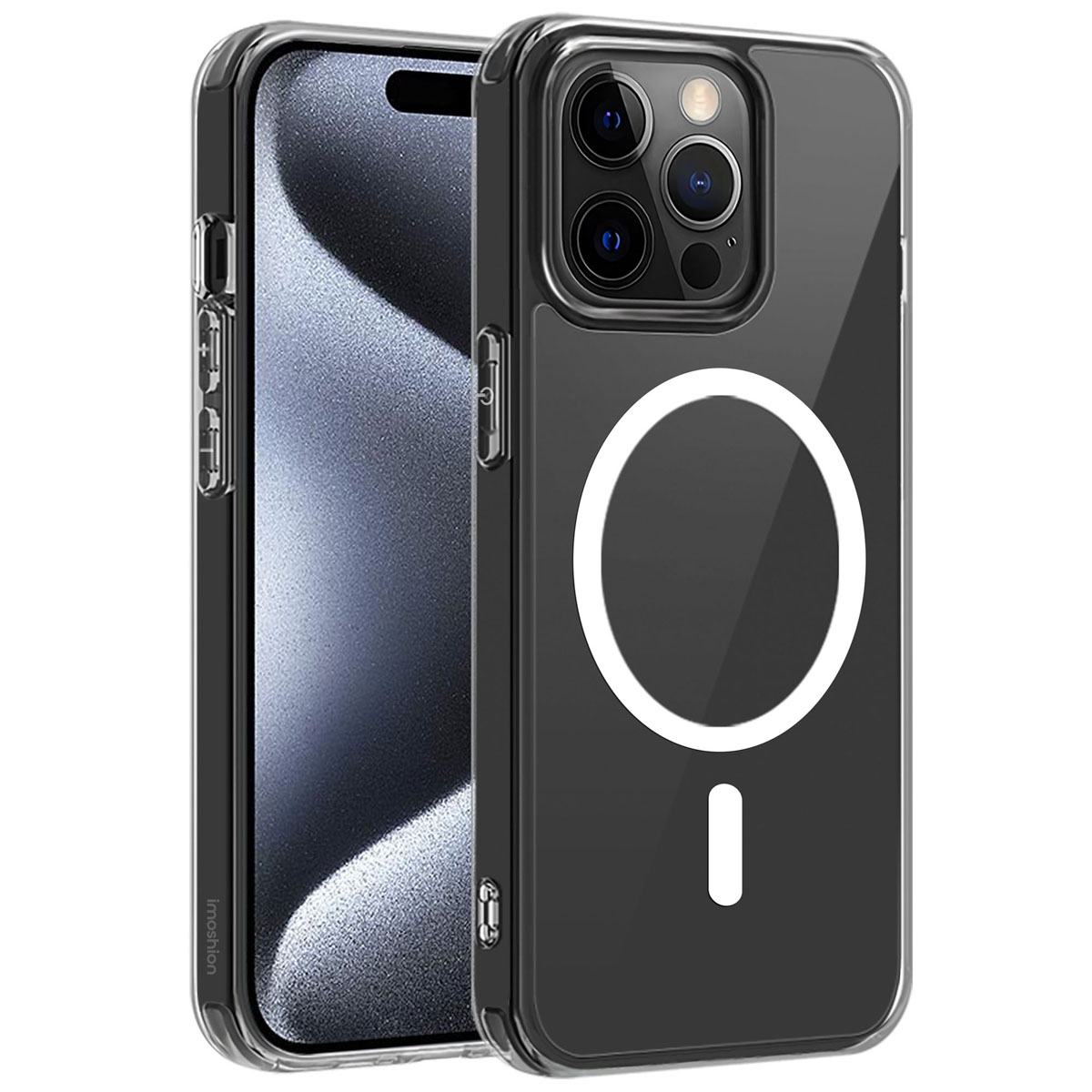 imoshion Protective Backcover met MagSafe voor de Apple iPhone 15 Pro - Transparant
