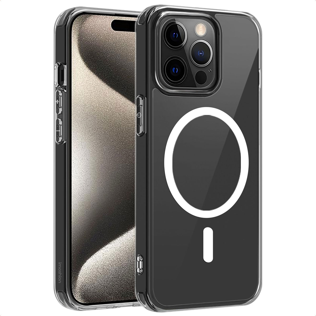 imoshion Protective Backcover met MagSafe voor de Apple iPhone 15 Pro Max - Transparant