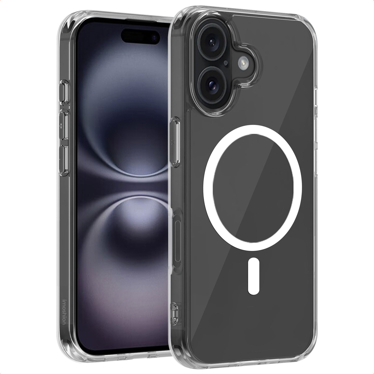 imoshion Protective Backcover met MagSafe voor de Apple iPhone 16 - Transparant