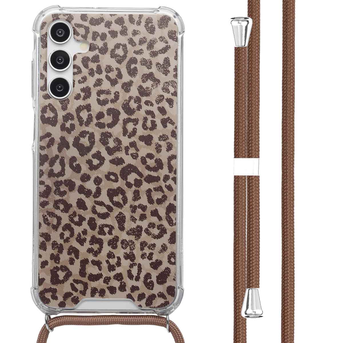 imoshion Coque Design avec cordon Samsung Galaxy A15 (5G) - Leopard Mood