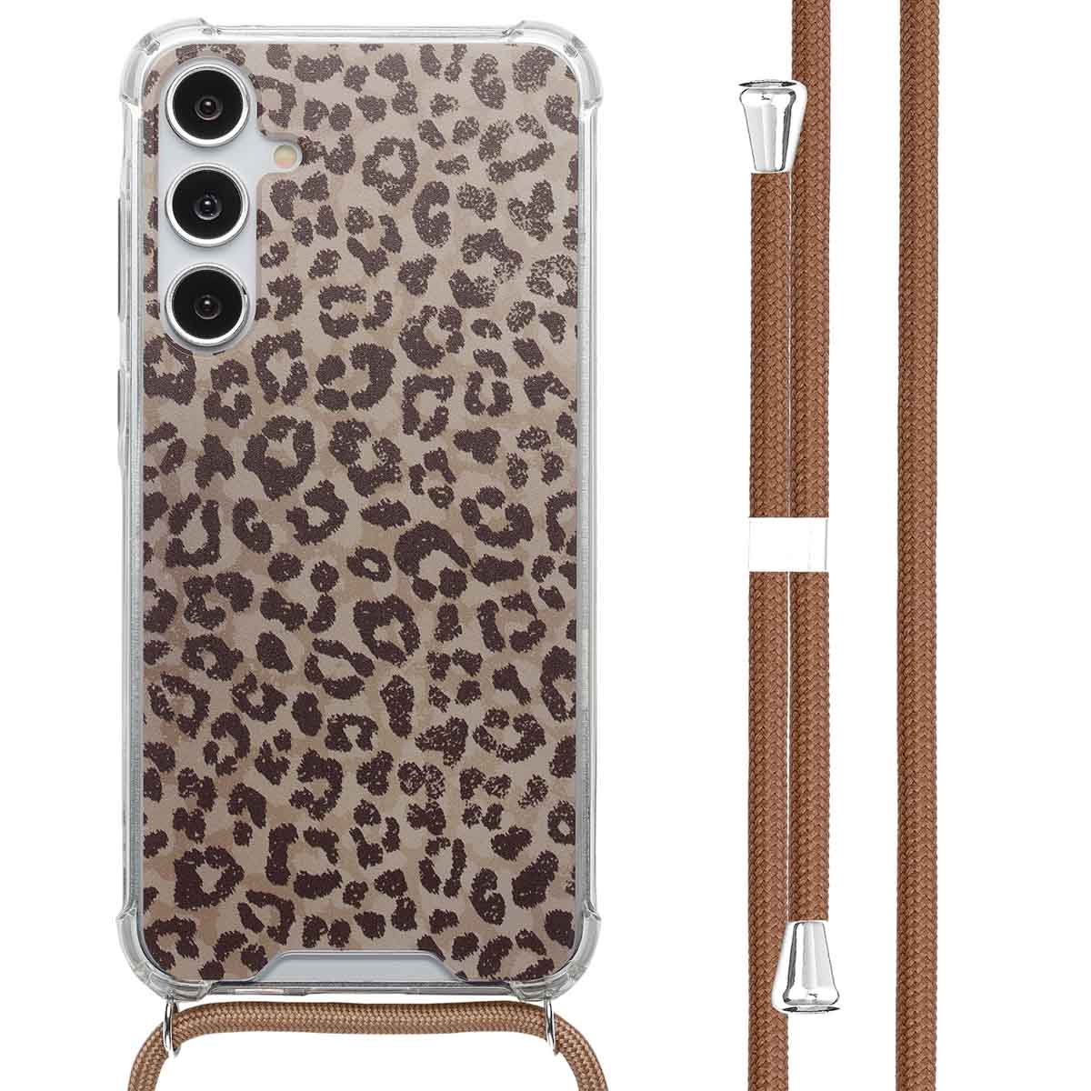 imoshion Design hoesje met koord voor de Samsung Galaxy A55 - Leopard Mood