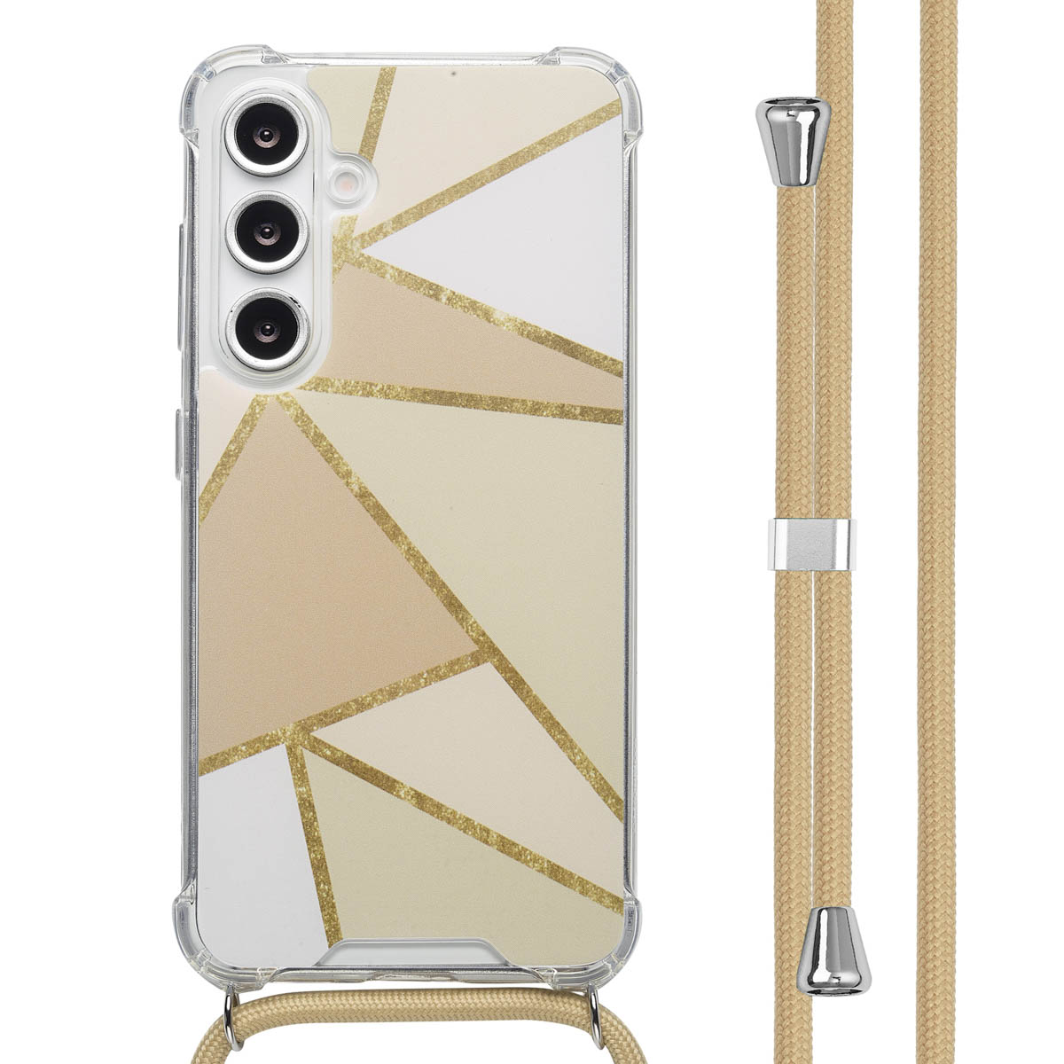 imoshion Coque Design avec cordon Samsung Galaxy S24 FE - Beige Graphic