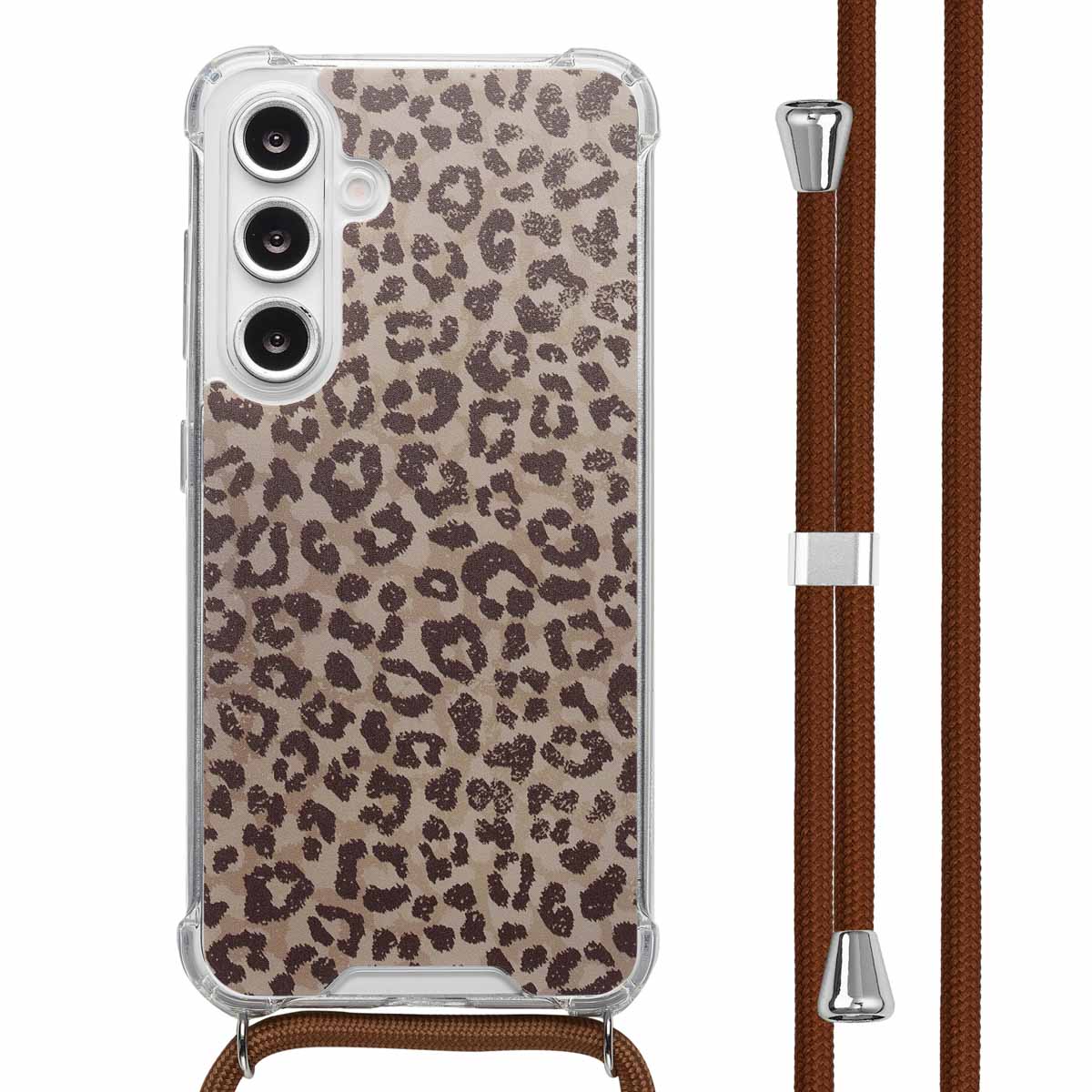 imoshion Coque Design avec cordon Samsung Galaxy S24 FE - Leopard Mood