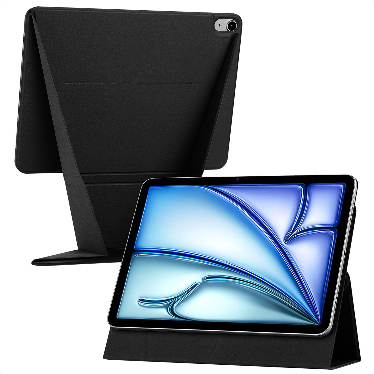 Accezz High Stand tablet case Apple iPad Air 11 pouces (2026) M4 / (2025) M3 / (2024) M2 / Air 5 (2022) / Air 4 (2020) - Noir