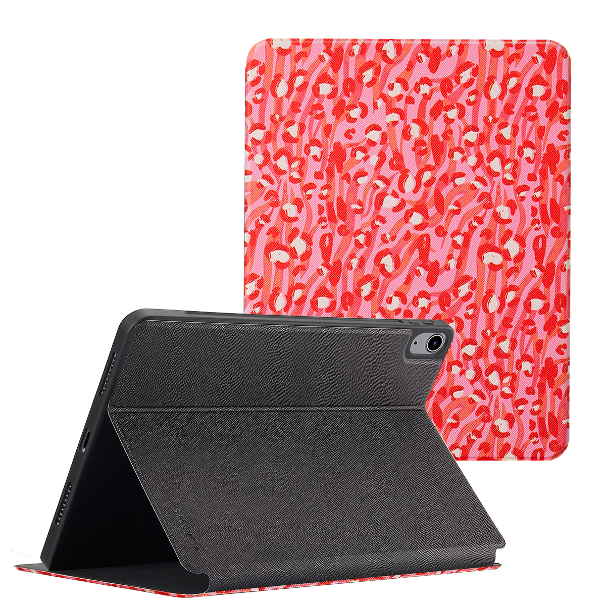 Selencia Coque tablette Vivid Apple iPad Air 11 pouces (2026) M4 / (2025) M3 / (2024) M2 / Air 5 (2022) / Air 4 (2020) - Wild Spots Lipstick