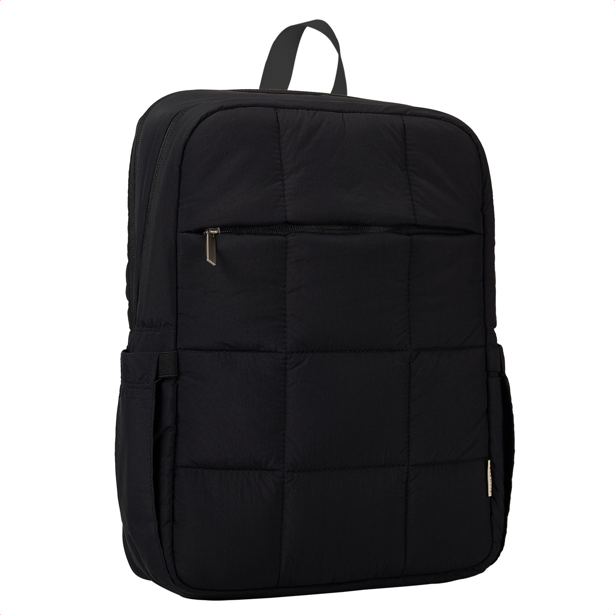 Selencia Vaya Puffy Laptop Rugzak 16 inch - Midnight Black