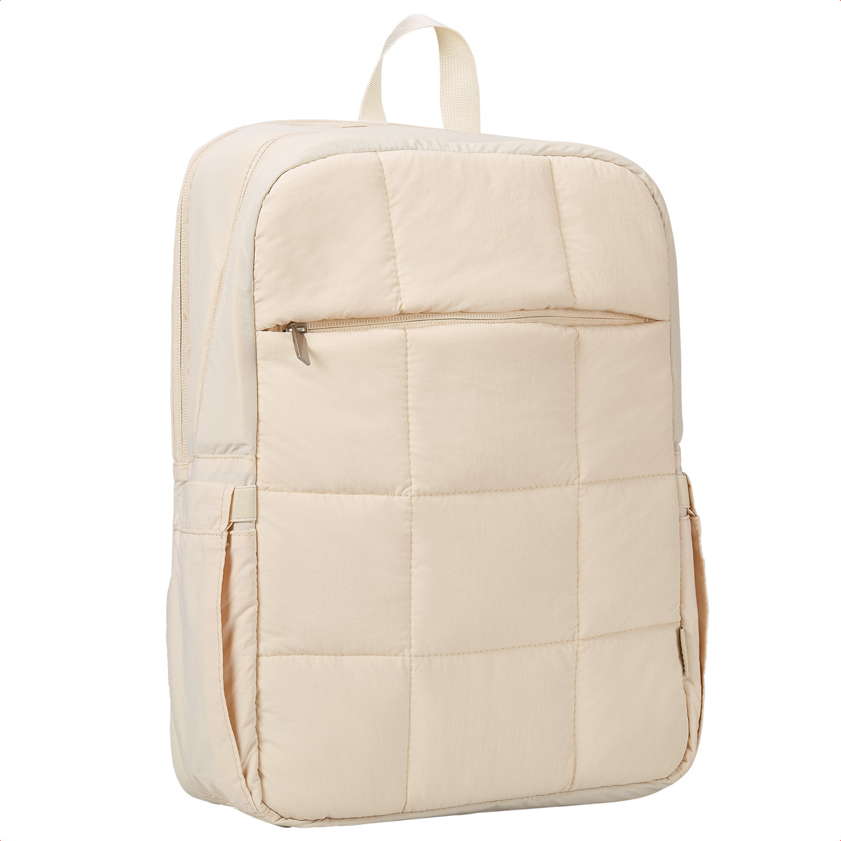 Selencia Vaya Puffy Laptop Rugzak 16 inch - Soft Ivory
