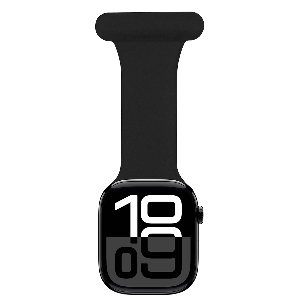 imoshion Bracelet infirmier en silicone Apple Watch | 44/45/46/49 mm - Noir