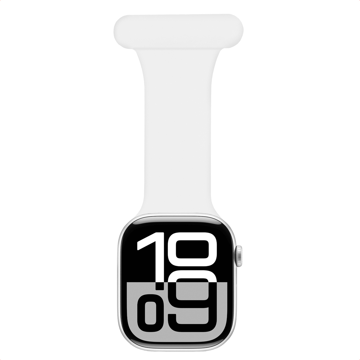imoshion Bracelet infirmier en silicone Apple Watch | 44/45/46/49 mm - Blanc