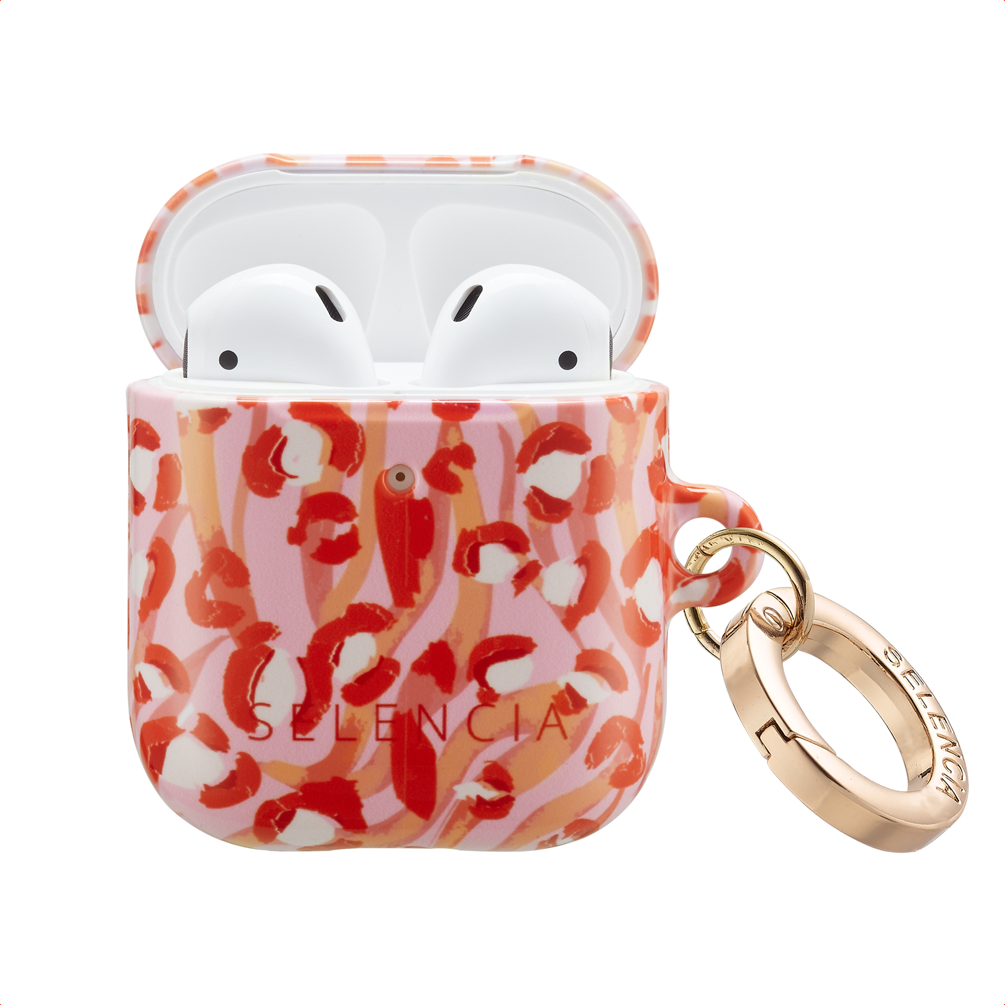 Selencia Coque Vivid Apple Airpods 1 / 2 - Wild Spots Lipstick