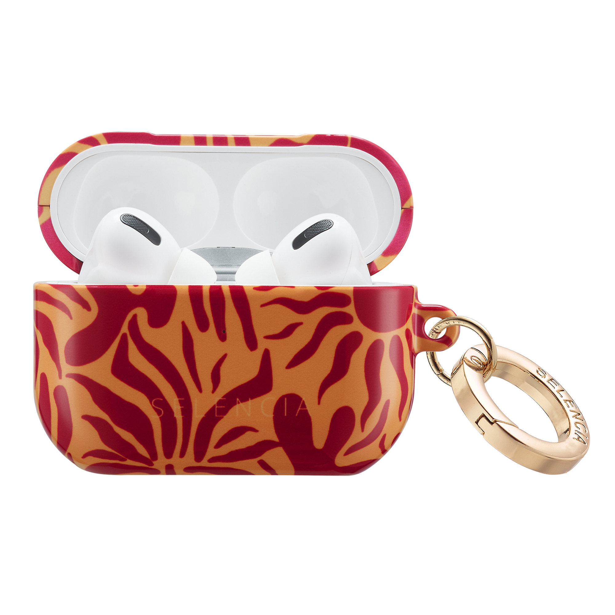 Selencia Coque Vivid Apple Airpods Pro - Tropical Vibes Apricot