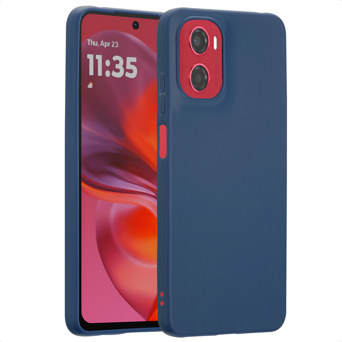 imoshion Coque Couleur Motorola Moto G05 / E15 - Bleu foncé