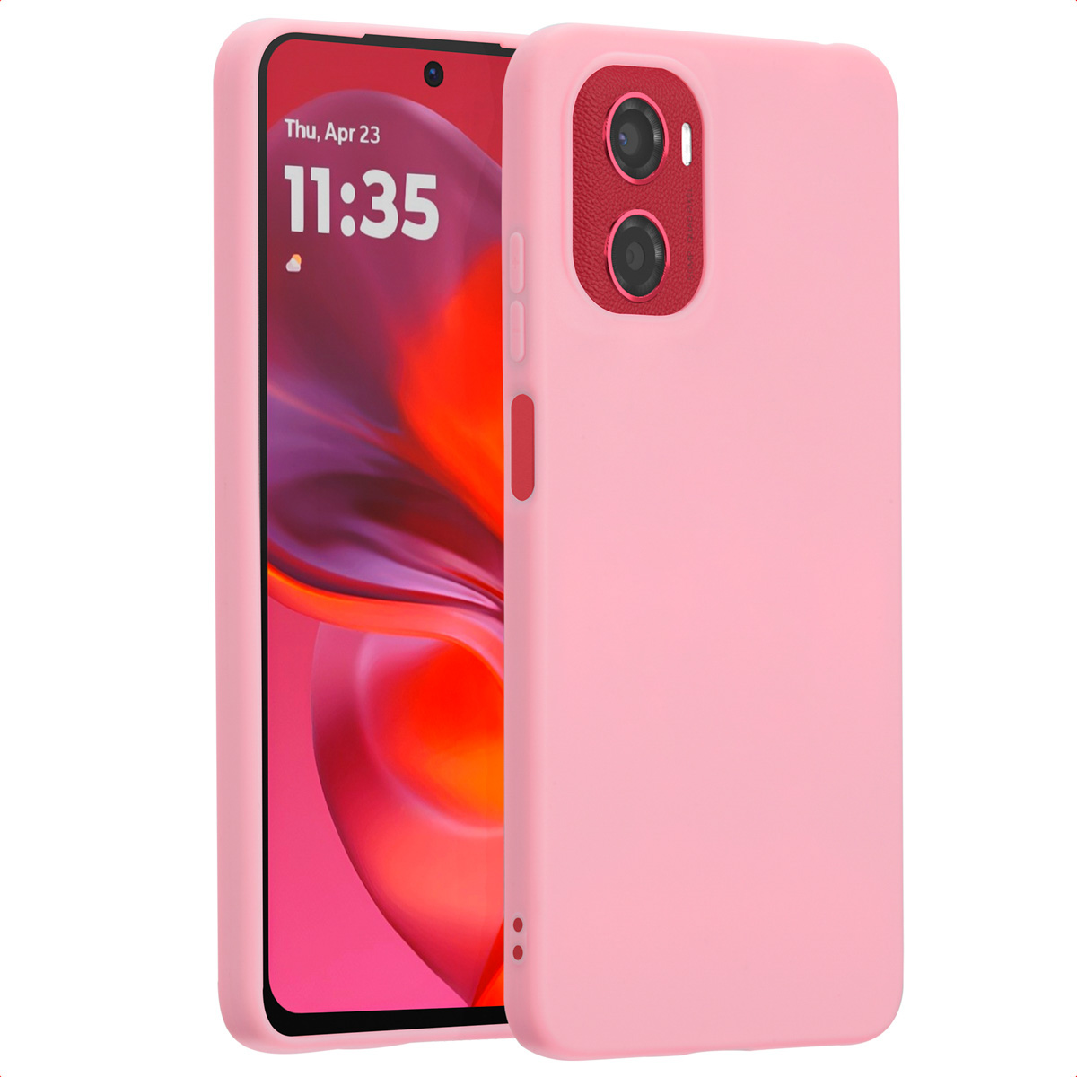 imoshion Coque Couleur Motorola Moto G05 / E15 - Bubblegum Pink