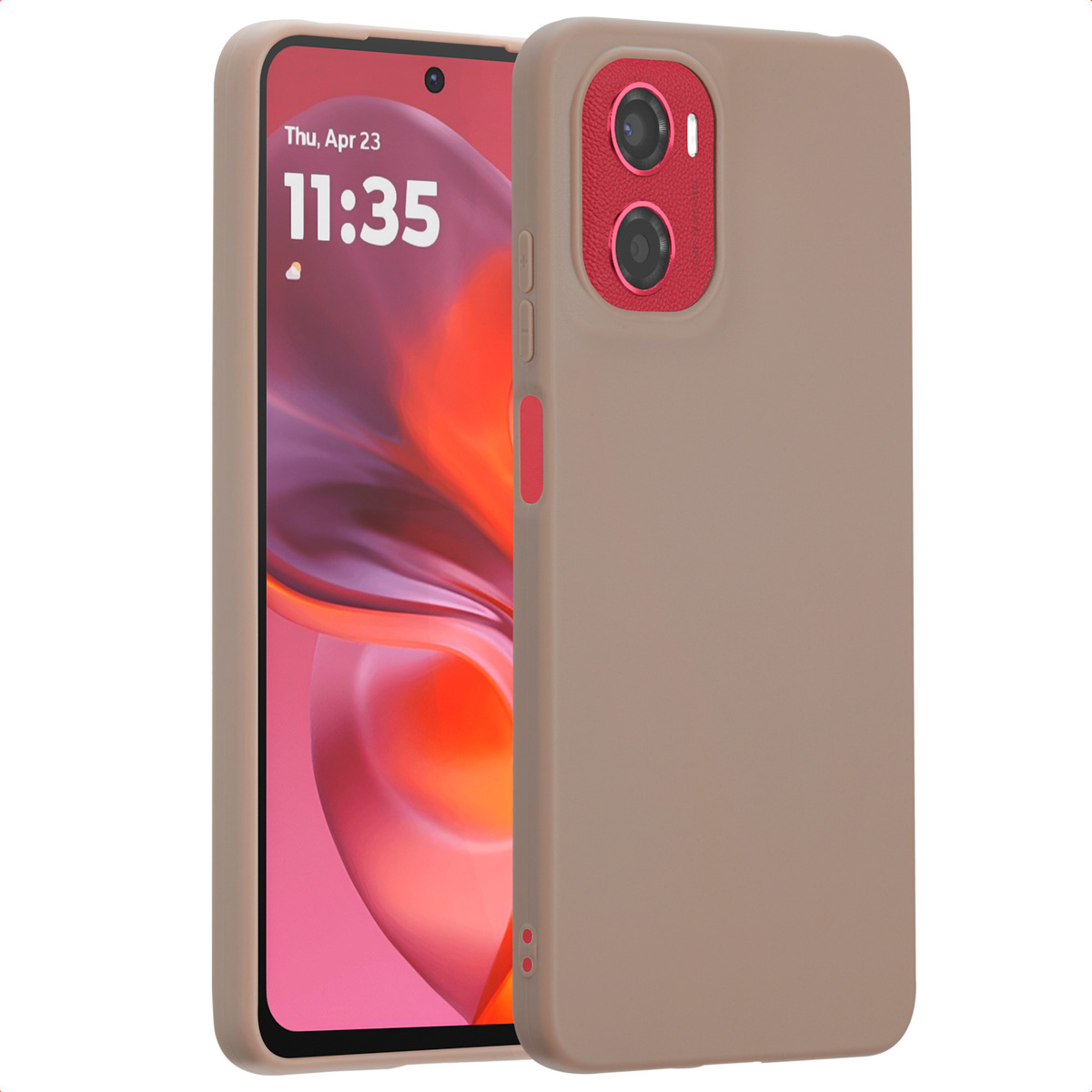 imoshion Coque Couleur Motorola Moto G05 / E15 - Marron
