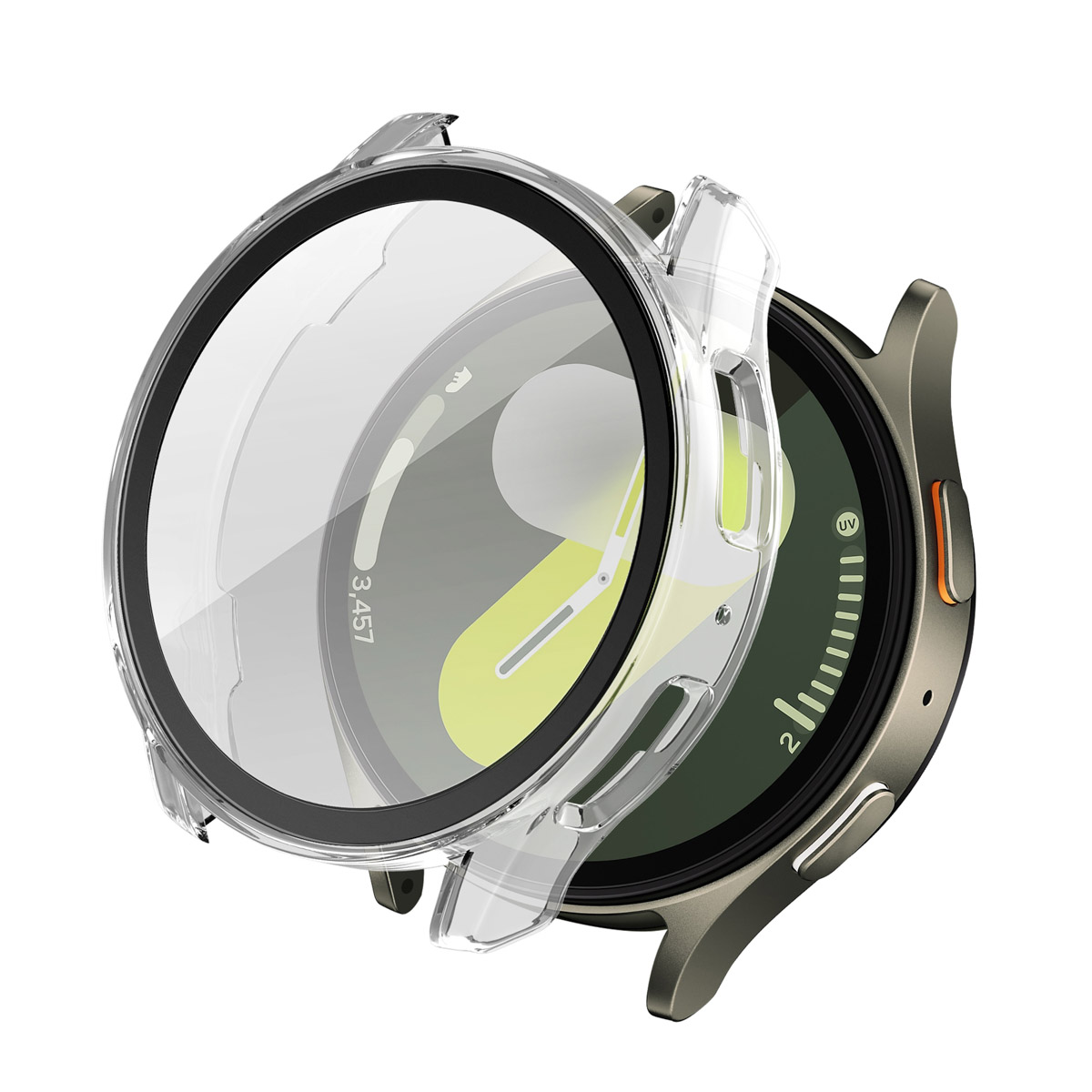 imoshion Full Cover Hardcase voor de Samsung Galaxy Watch 7 - 40 mm - Transparant