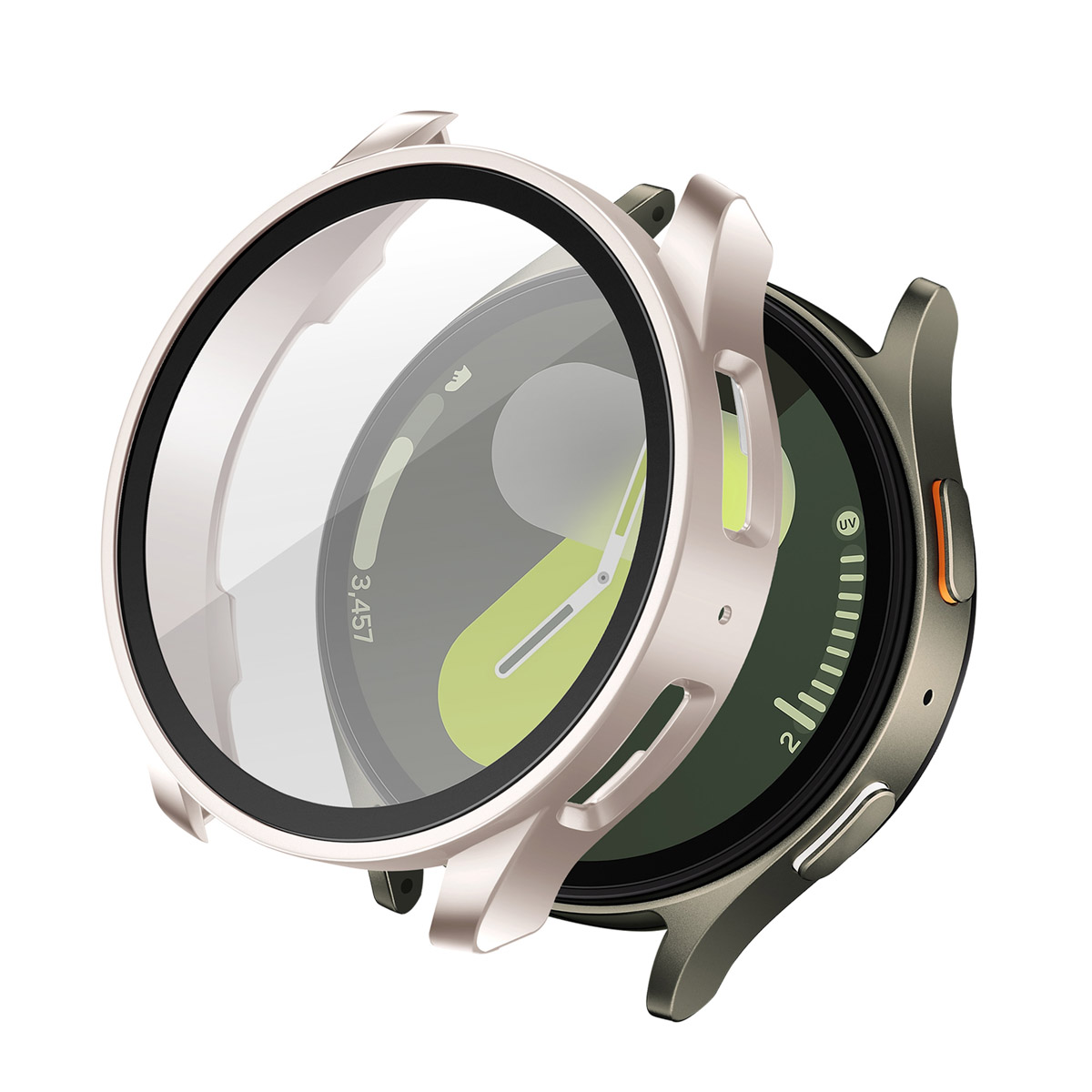 imoshion Full Cover Hardcase voor de Samsung Galaxy Watch 7 - 40 mm - Starlight