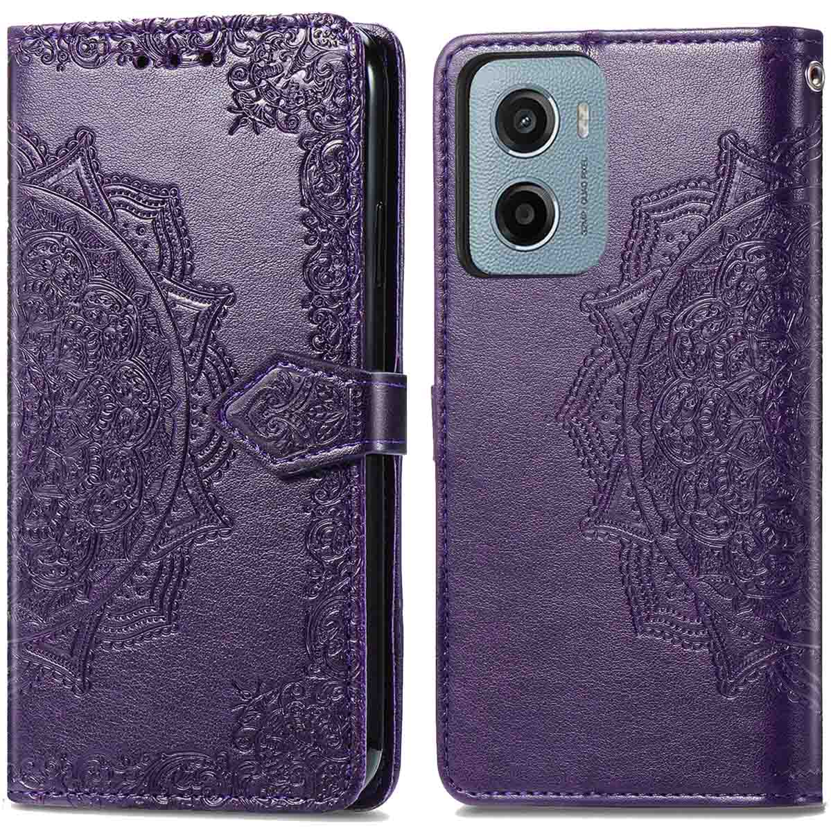 imoshion Mandala Bookcase voor de Motorola Moto G05 / E15 - Paars