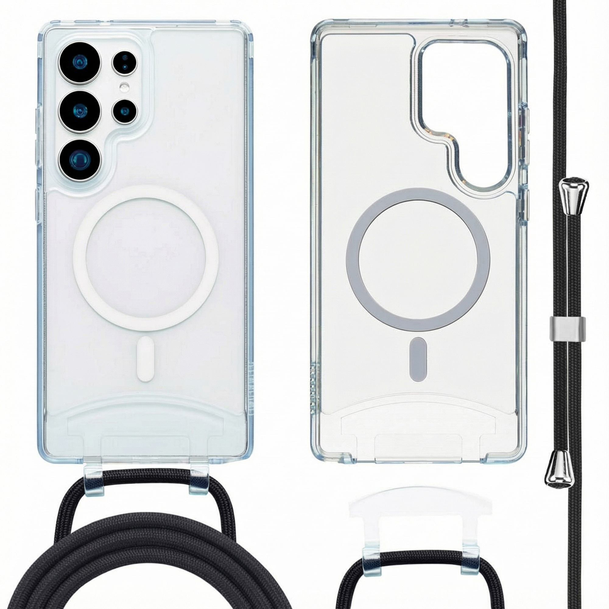 imoshion Coque MagSafe avec cordon amovible Samsung Galaxy S24 Ultra / S25 Ultra - Transparent