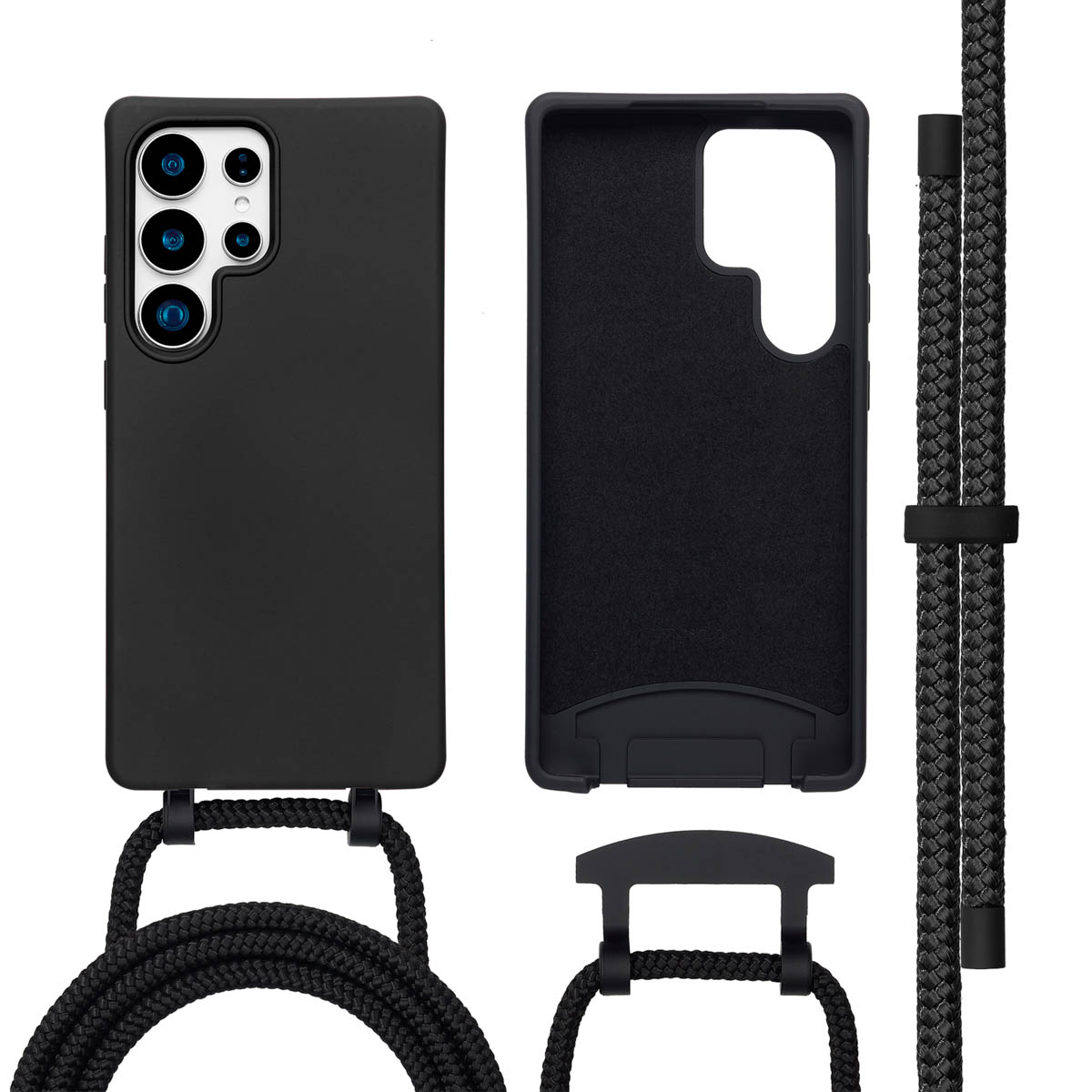 imoshion Color Backcover met afneembaar koord met MagSafe voor de Samsung Galaxy S25 Ultra - Zwart