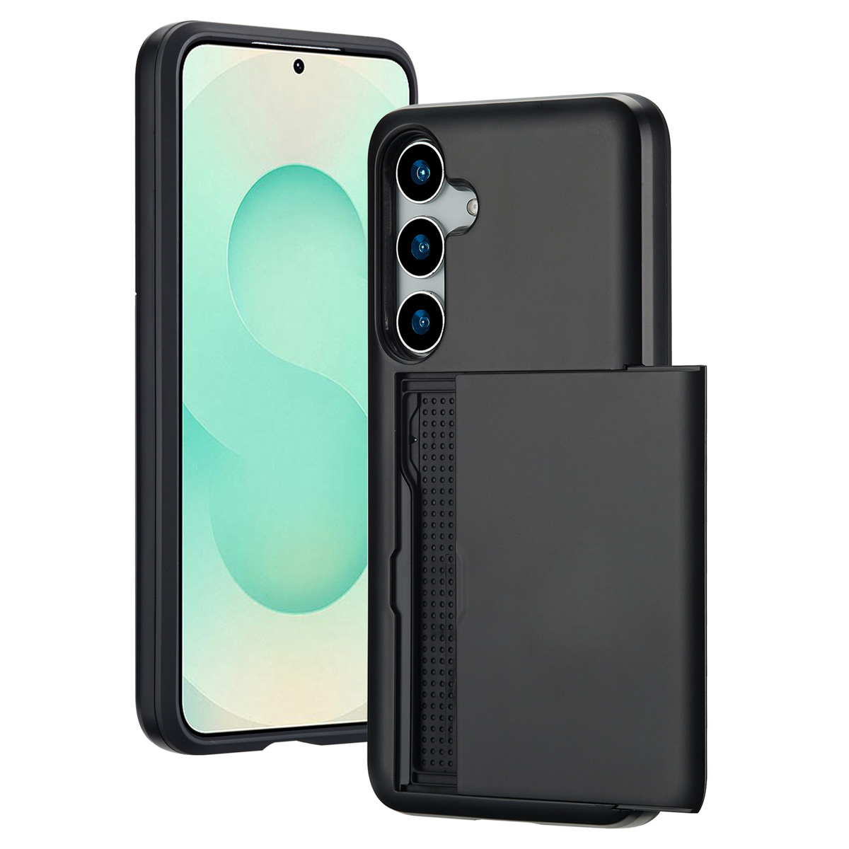 imoshion Coque arrière avec porte-cartes Samsung Galaxy S25 Plus - Noir