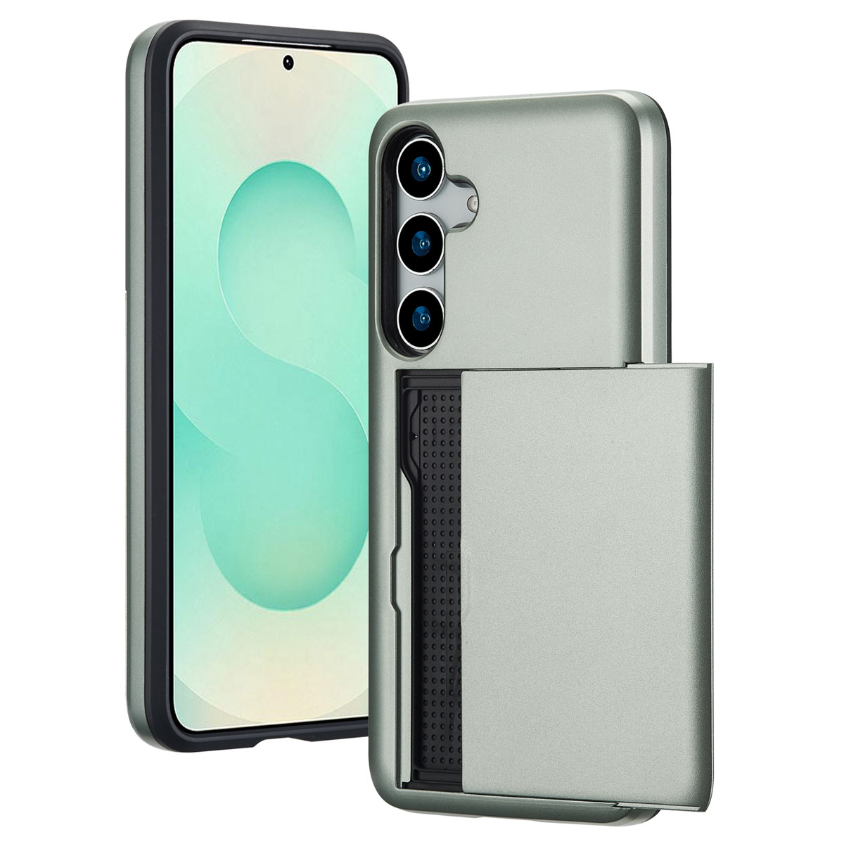 imoshion Coque arrière avec porte-cartes Samsung Galaxy S25 Plus - Vert
