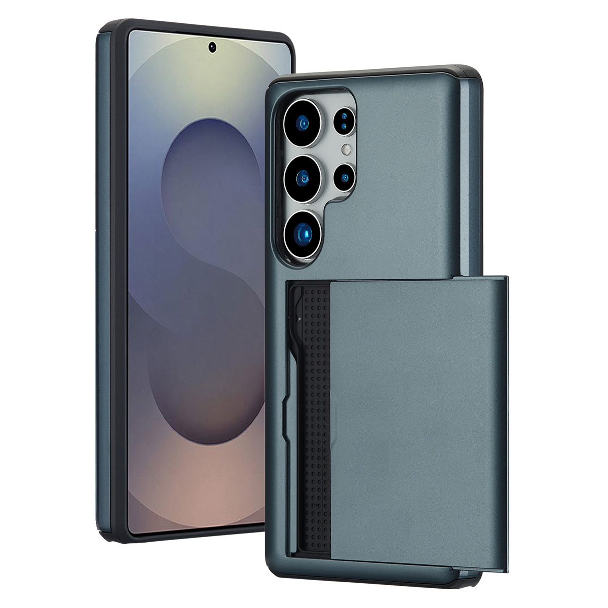 imoshion Backcover met pasjeshouder voor de Samsung Galaxy S25 Ultra - Donkerblauw