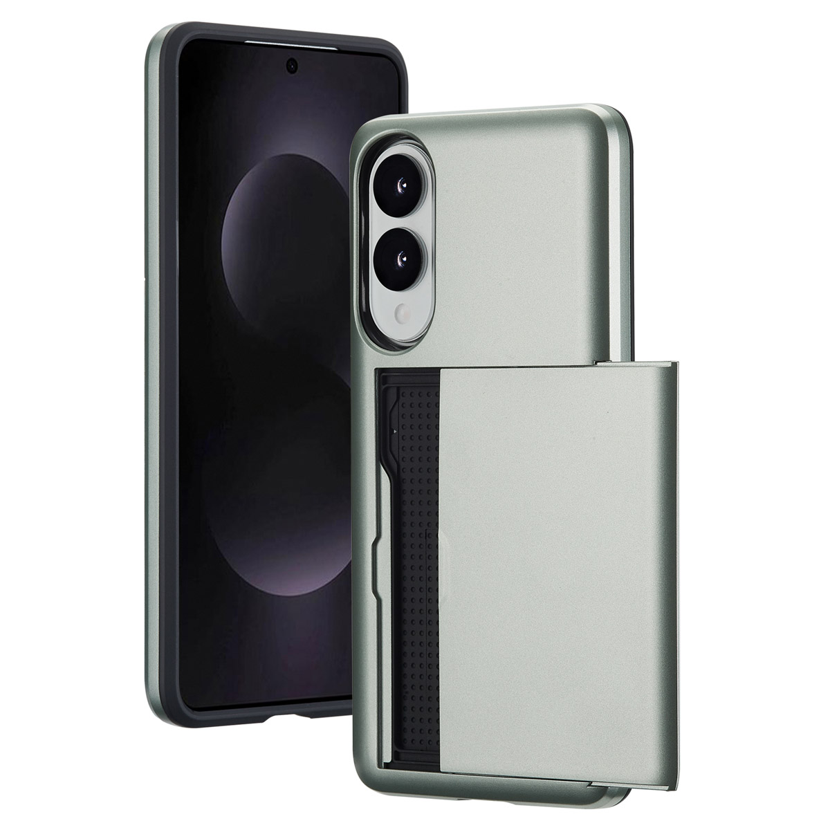 imoshion Coque arrière avec porte-cartes Samsung Galaxy S25 Edge - Vert