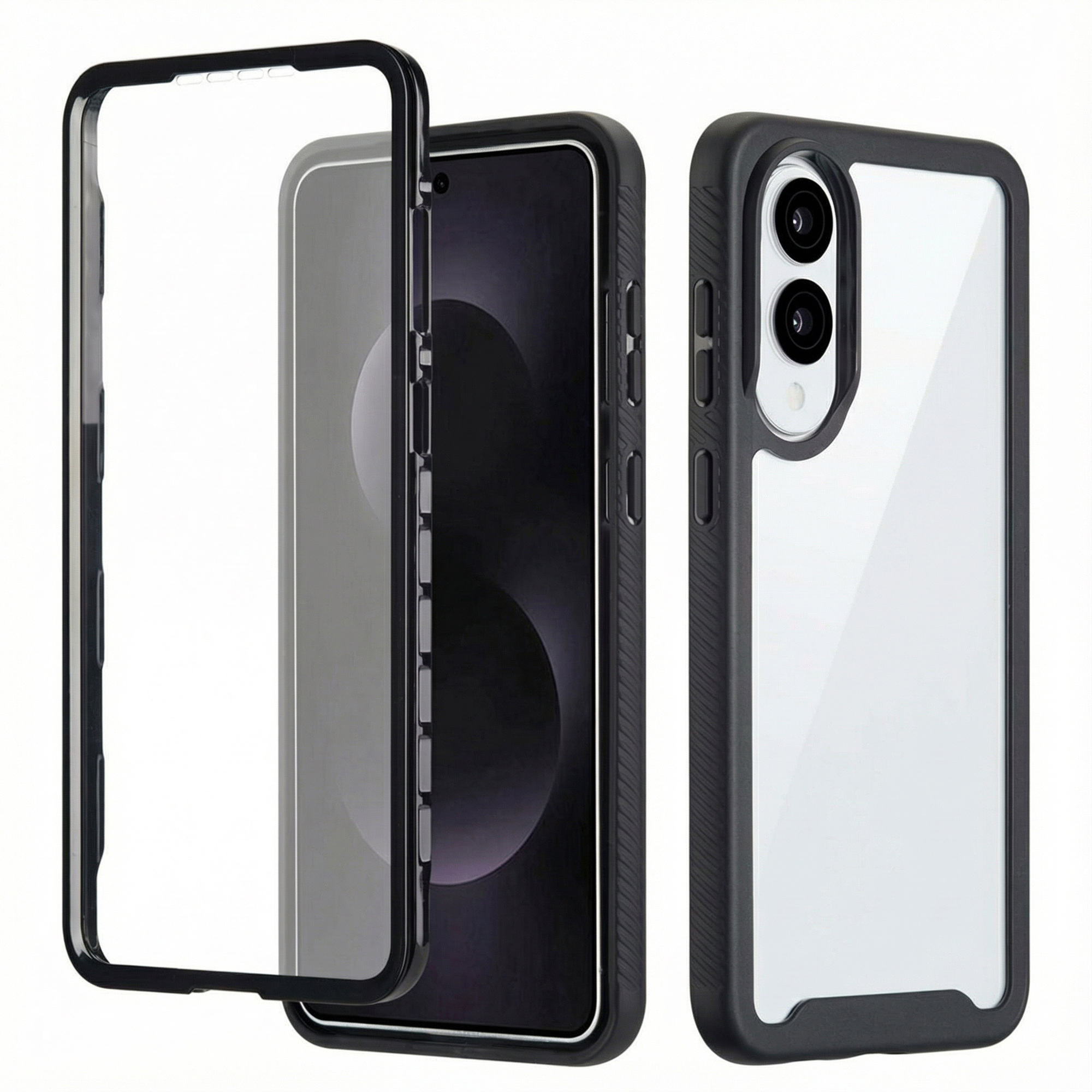 imoshion Coque 360° Full Protective Samsung Galaxy S25 Edge - Noir