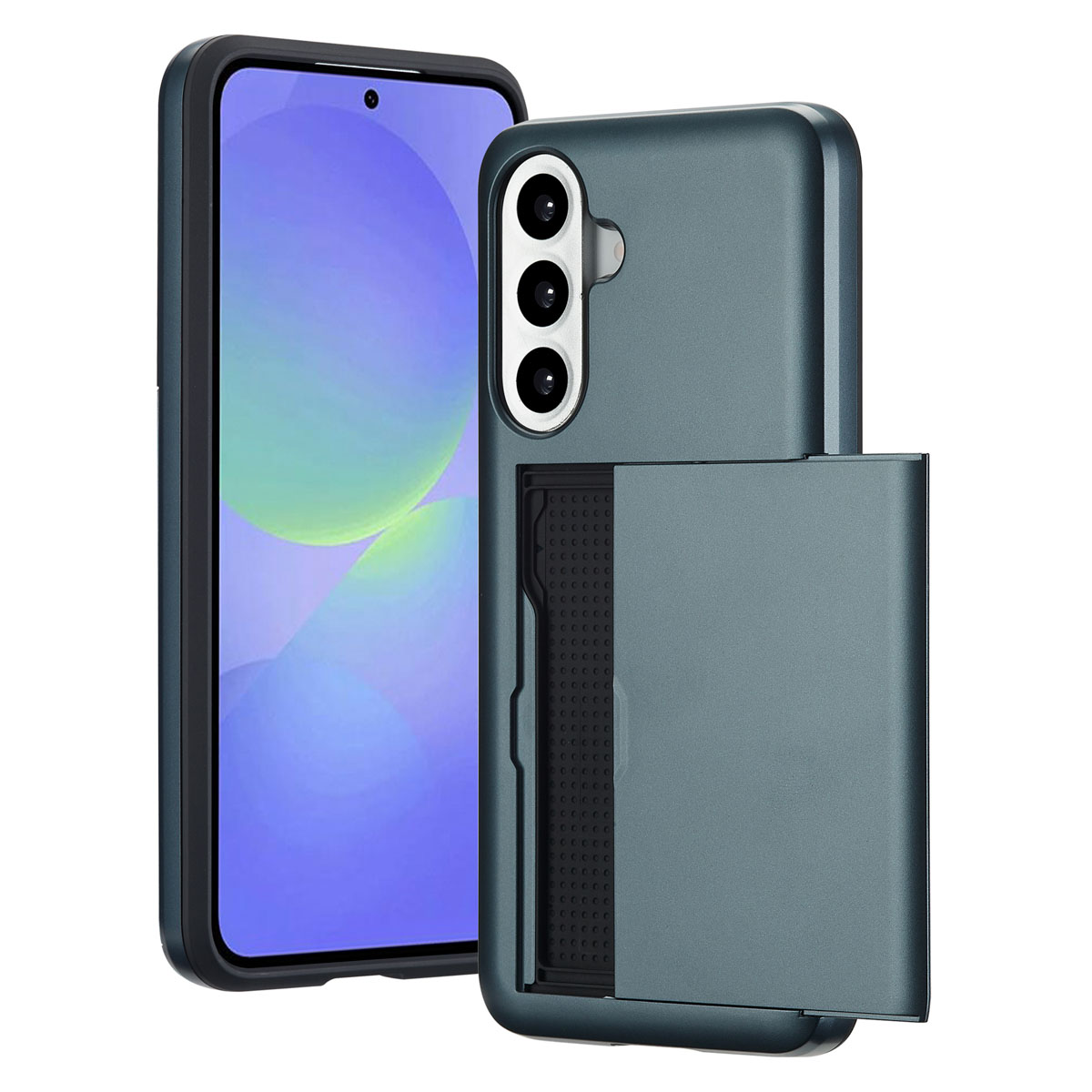 imoshion Coque arrière avec porte-cartes Samsung Galaxy A36 / A56 - Bleu foncé