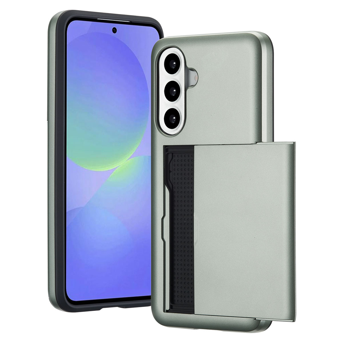 imoshion Backcover met pasjeshouder voor de Samsung Galaxy A36 / A56 - Groen