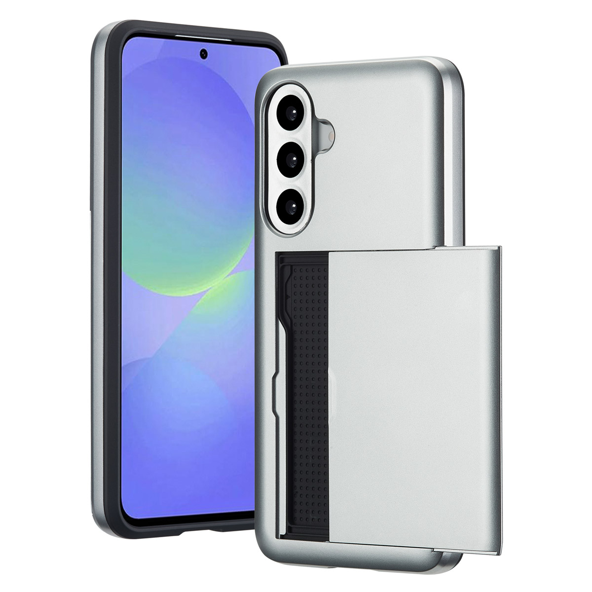 imoshion Coque arrière avec porte-cartes Samsung Galaxy A36 / A56 - Gris