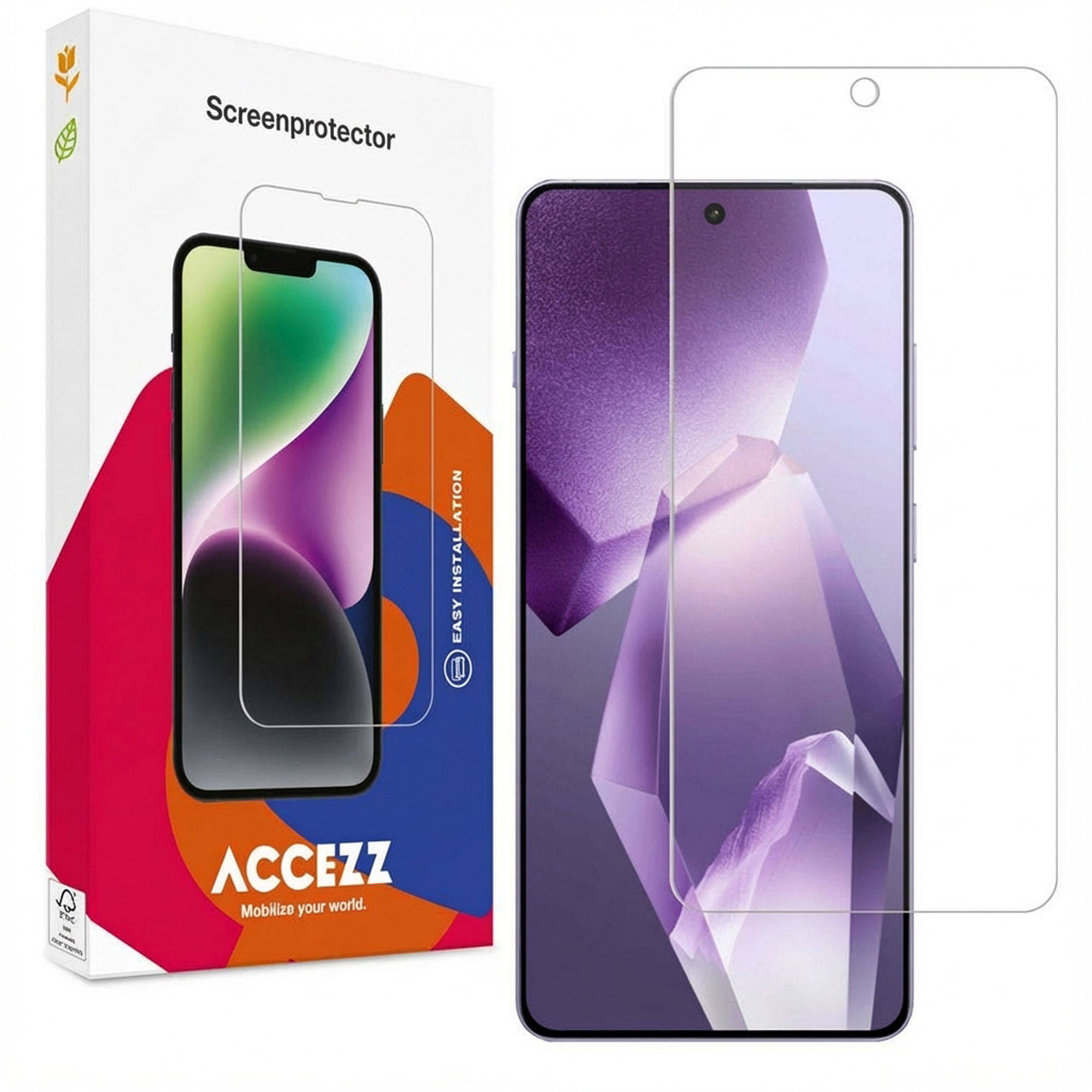 Accezz Gehard Glas Screenprotector voor de OnePlus 13R