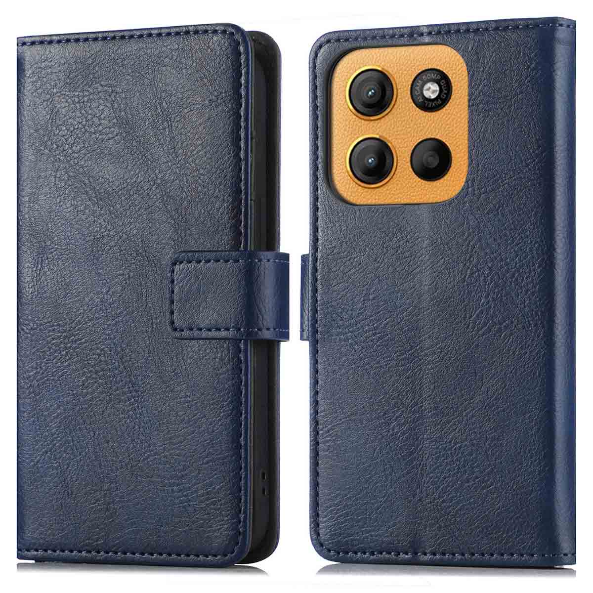 imoshion Luxe Bookcase voor de Motorola Moto G15 / G15 Power - Donkerblauw