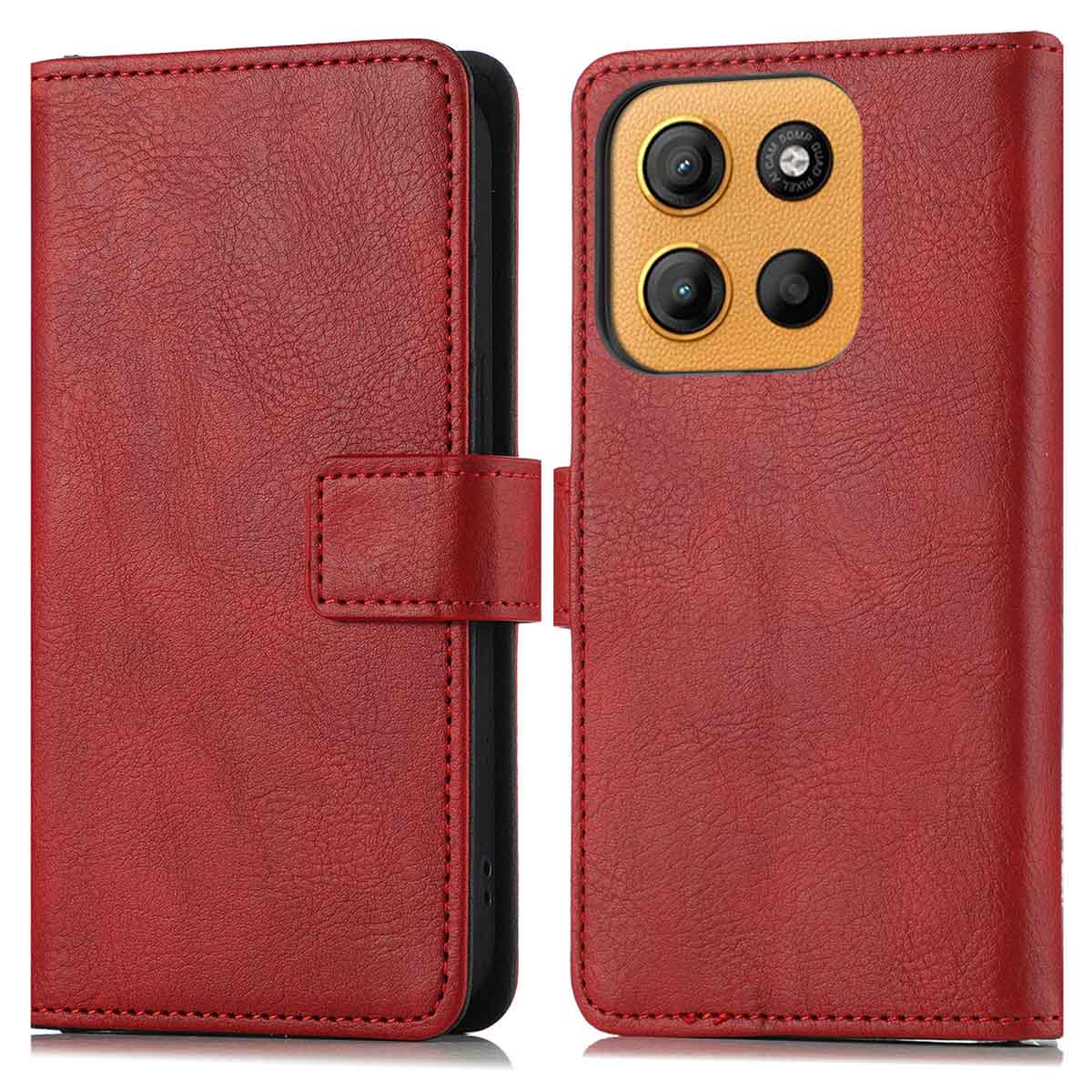 imoshion Luxe Bookcase voor de Motorola Moto G15 / G15 Power - Rood