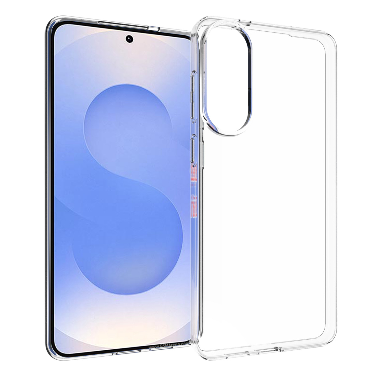 Accezz Coque Clear Samsung Galaxy S25 Edge - Transparent