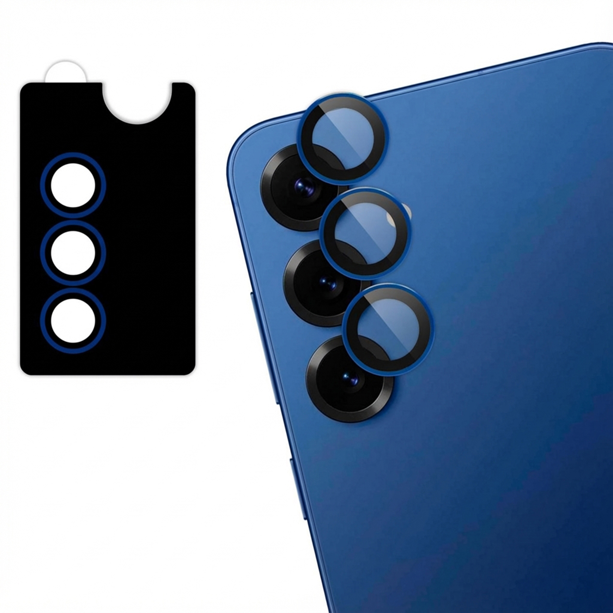 imoshion 2 Pack Camera lens protector voor de Samsung Galaxy S25 - Navy